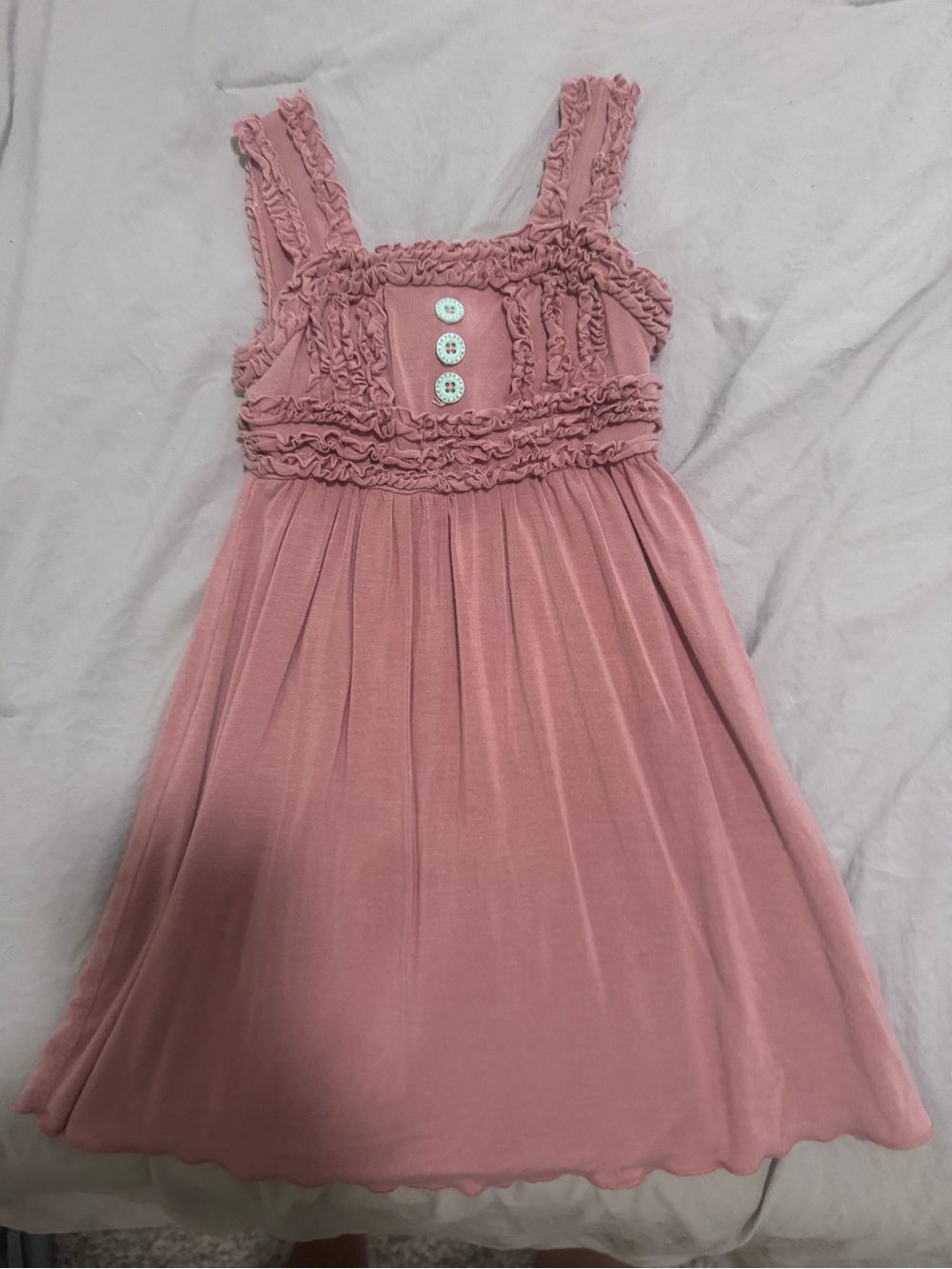 Matilda Jane Dusty Rose Ruffled Sundress